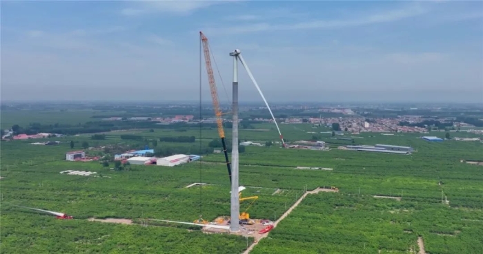 “全球第一吊”再臨燕趙！166米，XCA4000助力華北綠電