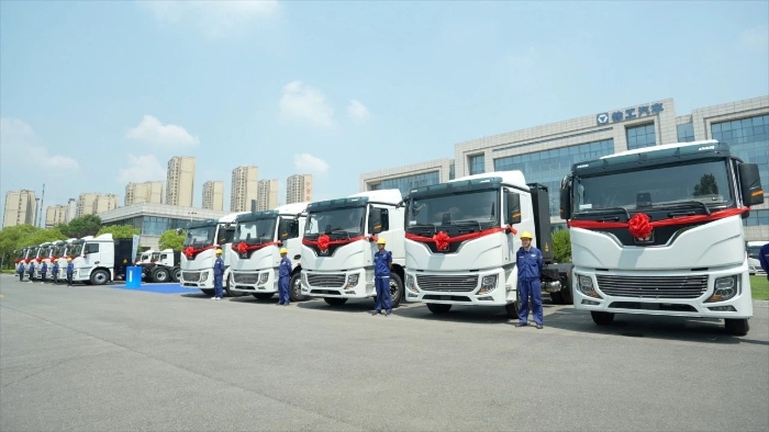 目的地：大西北！100臺徐工新能源重卡滿電啟程